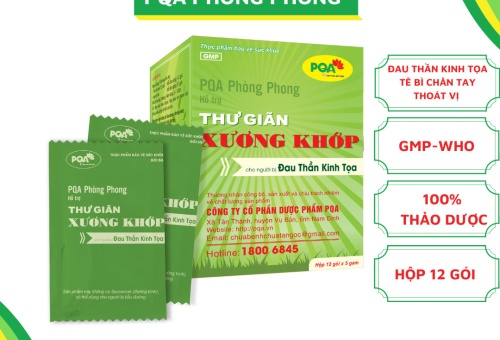 5 lý do nên chọn PQA Phòng Phong hỗ trợ điều trị đau thần kinh tọa
